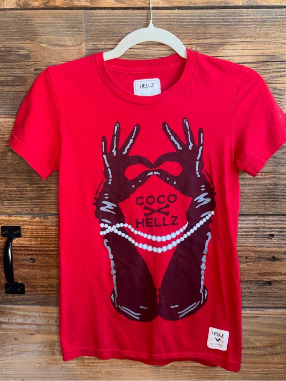 Coco x Hellz Red Graphic Tee